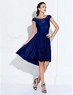 Tea length midnight blue dress