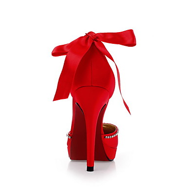 ribbon tie high heels