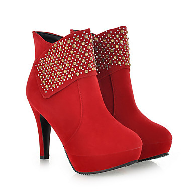 ankle boots with cone heel