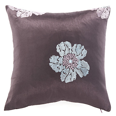 Purple Flowers Polyester Decorative Pillow Cover 1488073 2017 ? $4.99