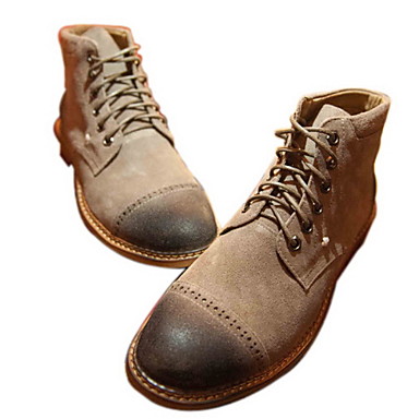 men's low heel boots