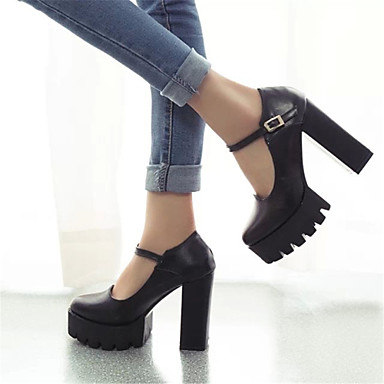 chaussure talon rond