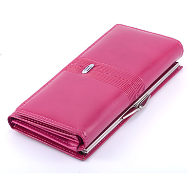 Women &#39;s PU Bi-fold Clutch/Wallet/Card & ID Holder/Coin Purse/Checkbook Wallet - Pink/Brown/Red ...